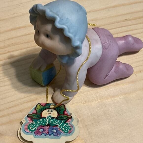 3 Vintage Ceramic Cabbage Patch Kids Baby Figures 1984, OAA Inc. 84 Edition - Picture 3 of 8